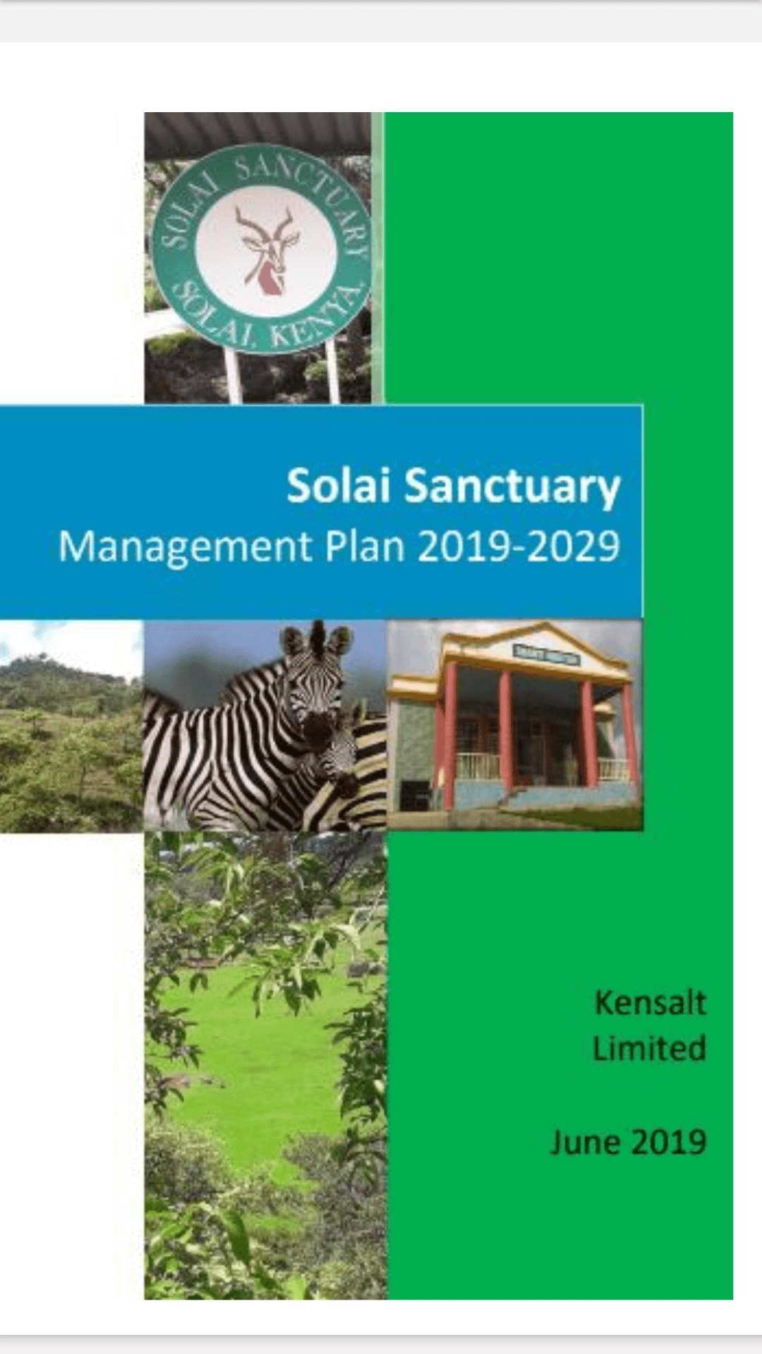 Lake Solai management plan project